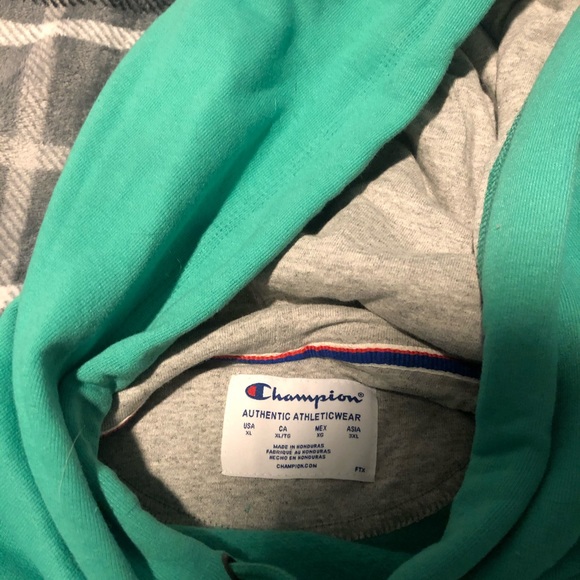 Men’s green champion hood new without tags - Picture 3 of 3